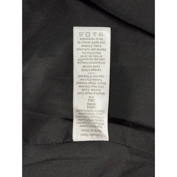 Coldwater Creek Women's Tweed Black & White Three Button Blazer Jacket Size 16 - Picture 9 of 9